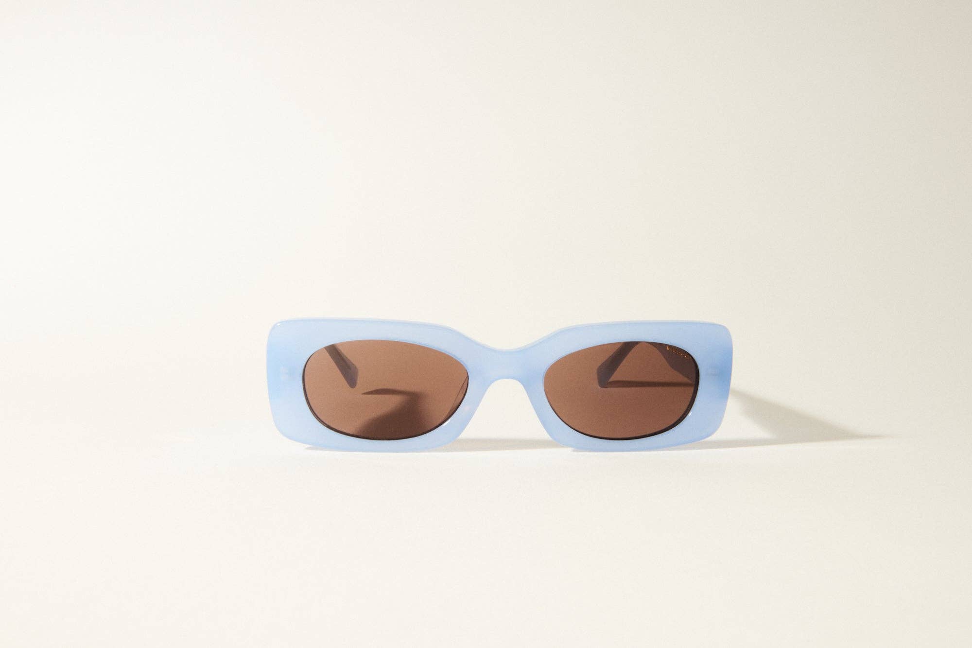 Wolfspout - Iris - Neptune Blue Rectangular Sunglasses